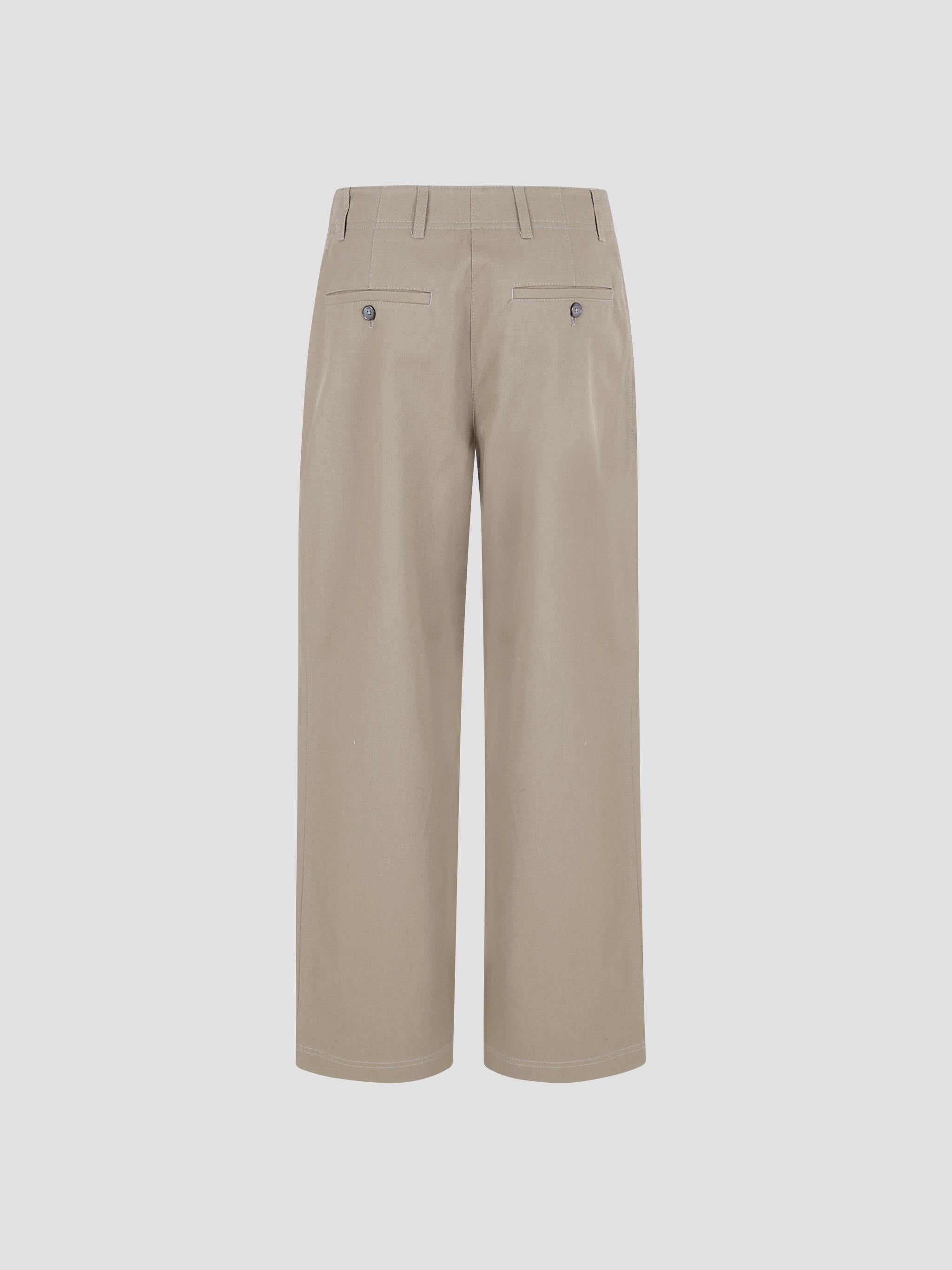 Relaxed Twill Trousers