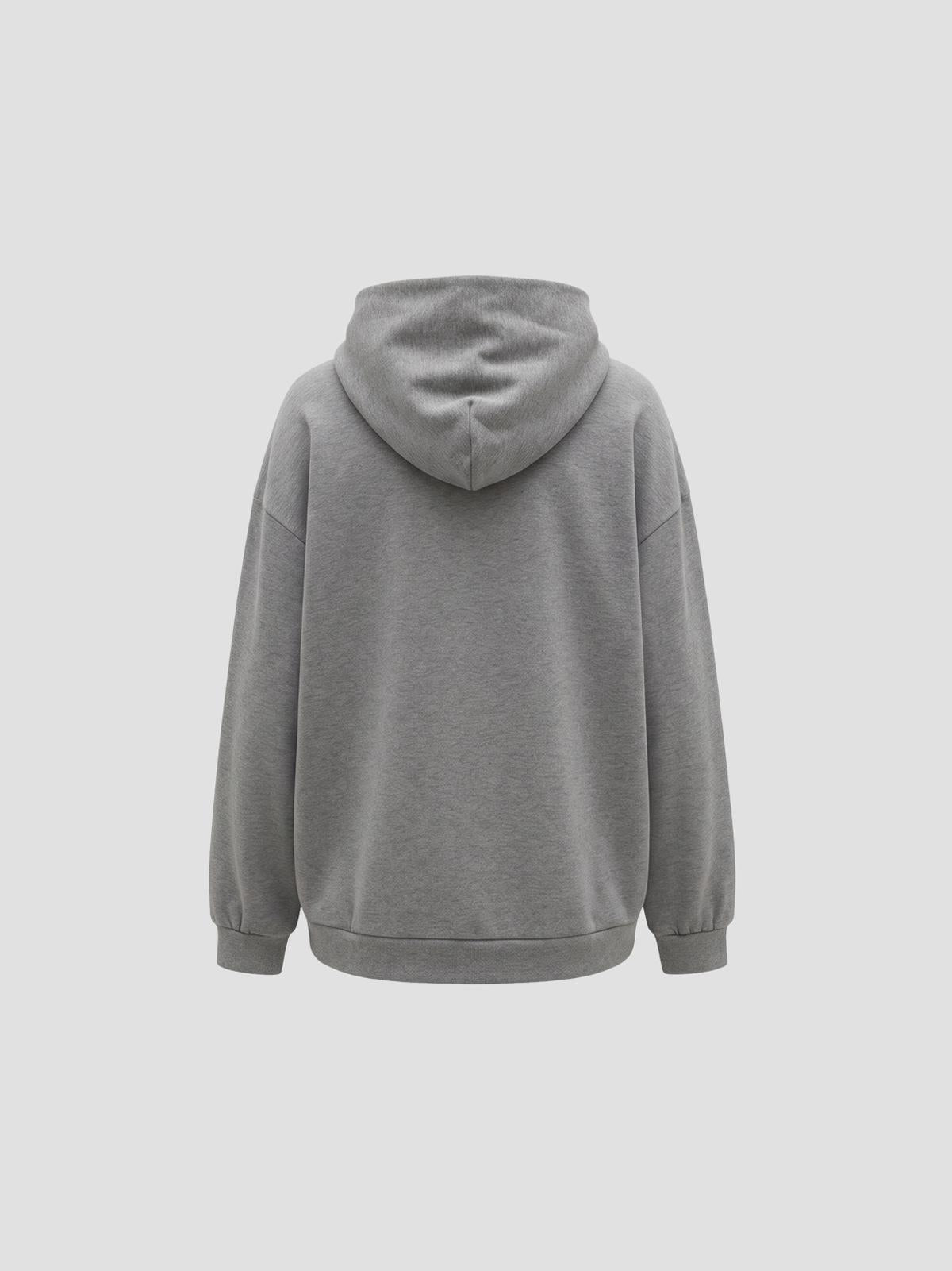 Cotton Cashmere Zip Hoodie
