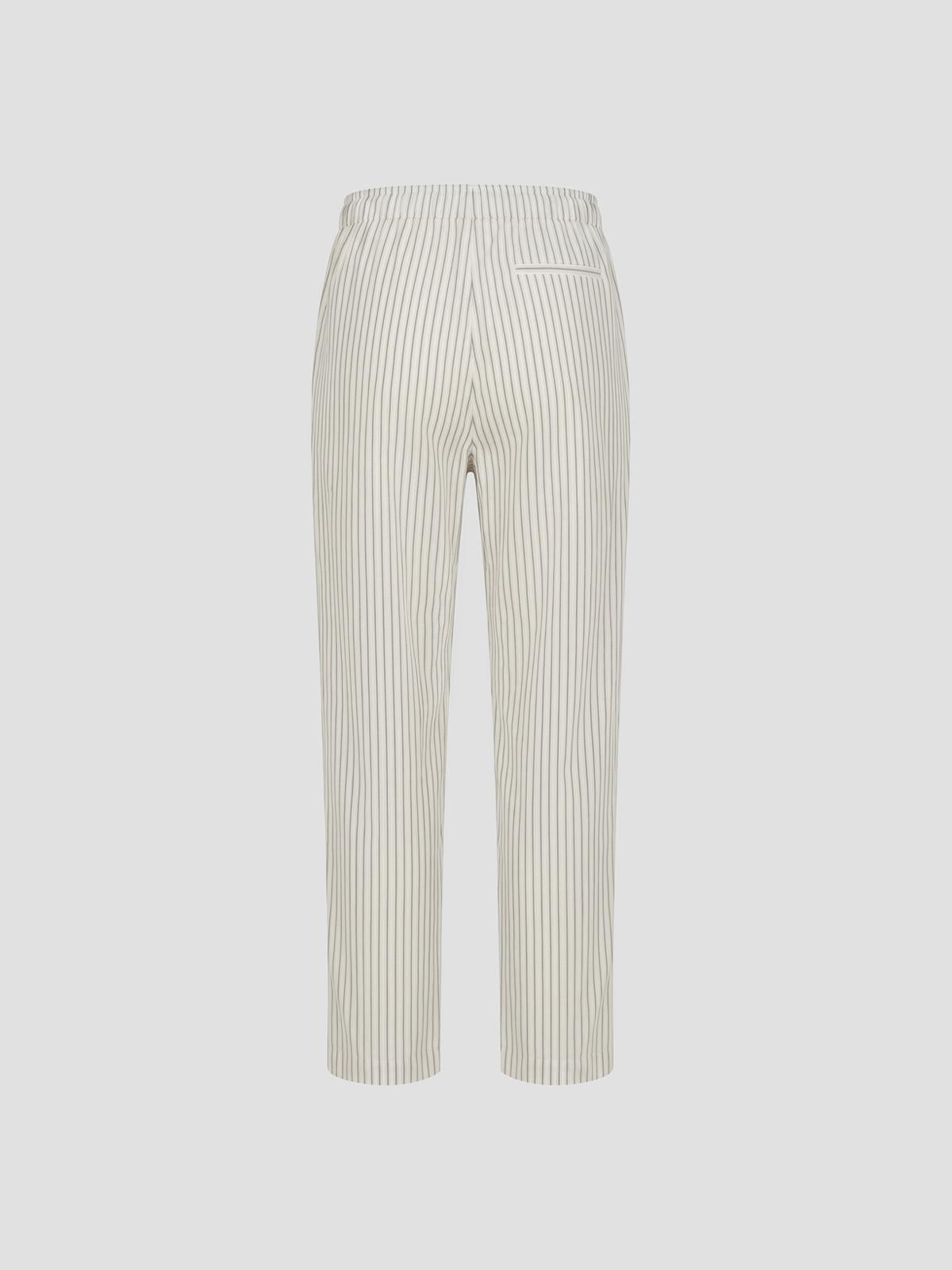Silk Stripe Pyjama Trousers