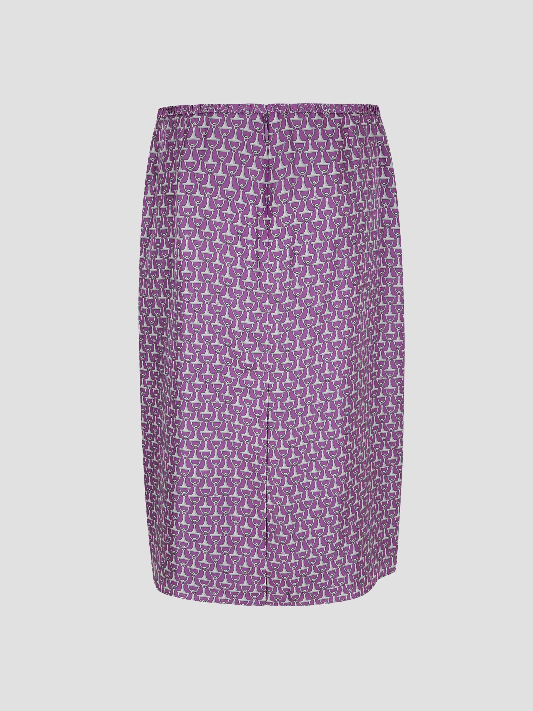 Skirt Horsebit Cascade On