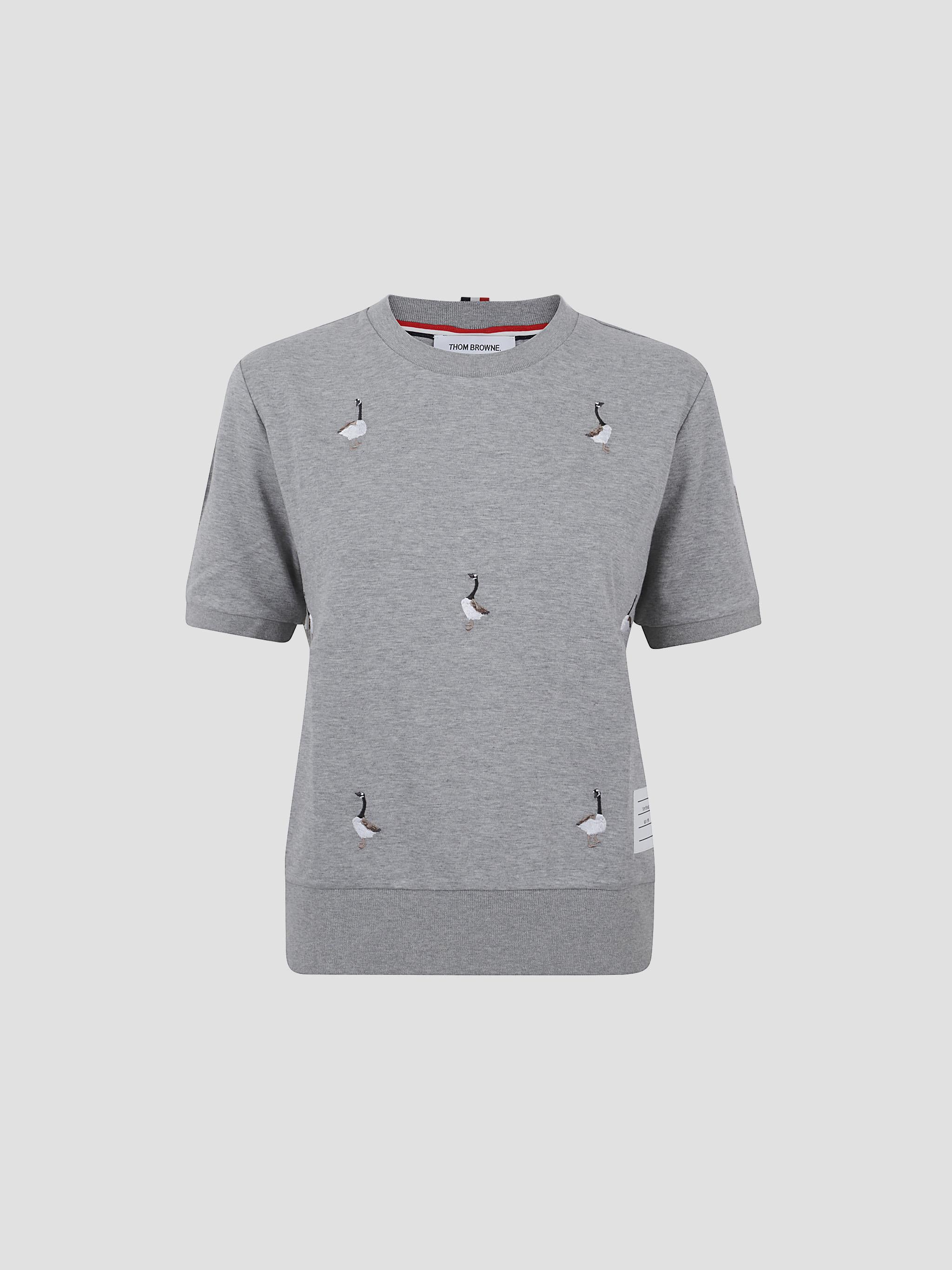 Short Sleeve Rib Cuff W/Geese