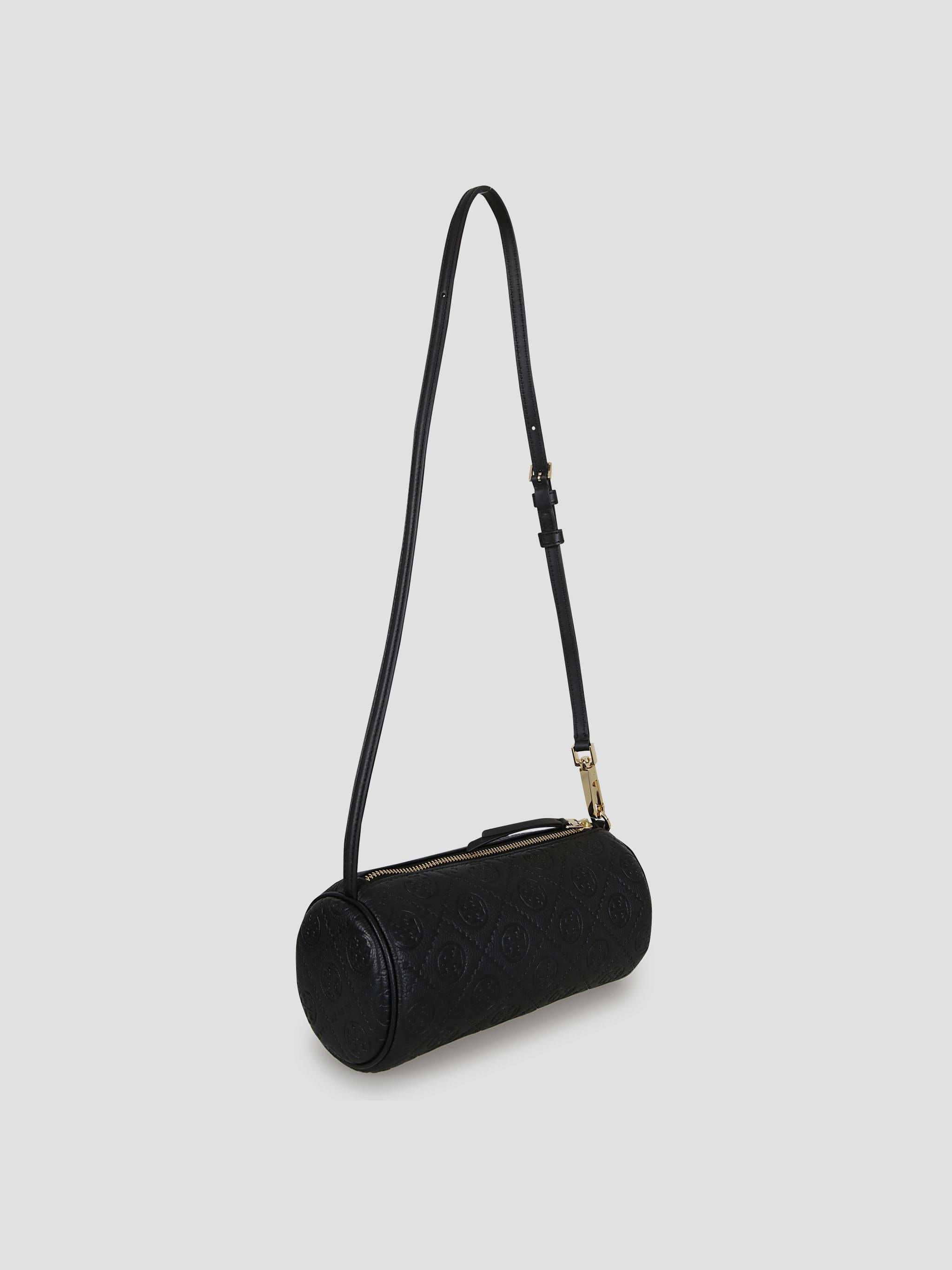 T Monogram Pebble Cylinder Bag