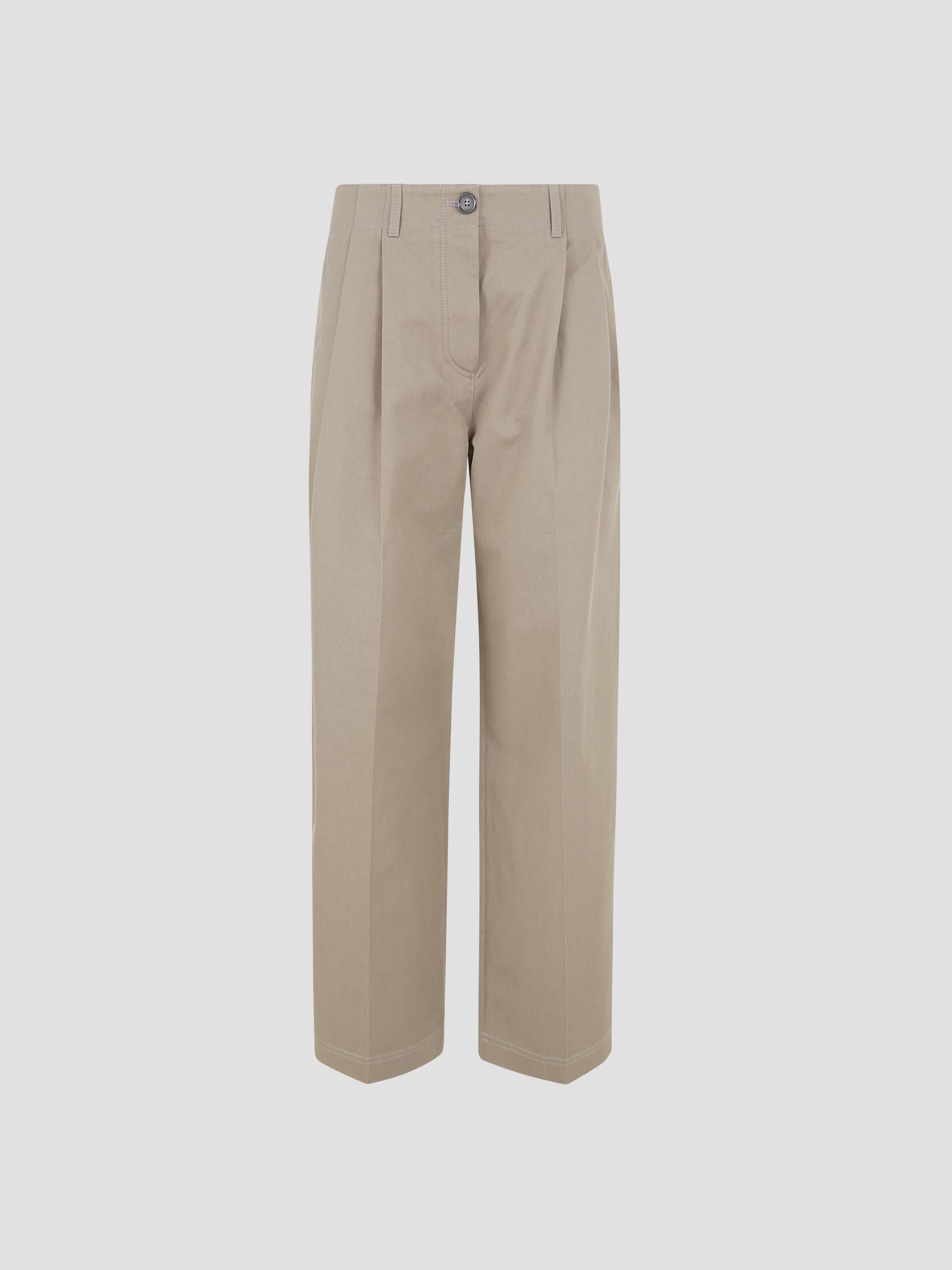 Relaxed Twill Trousers