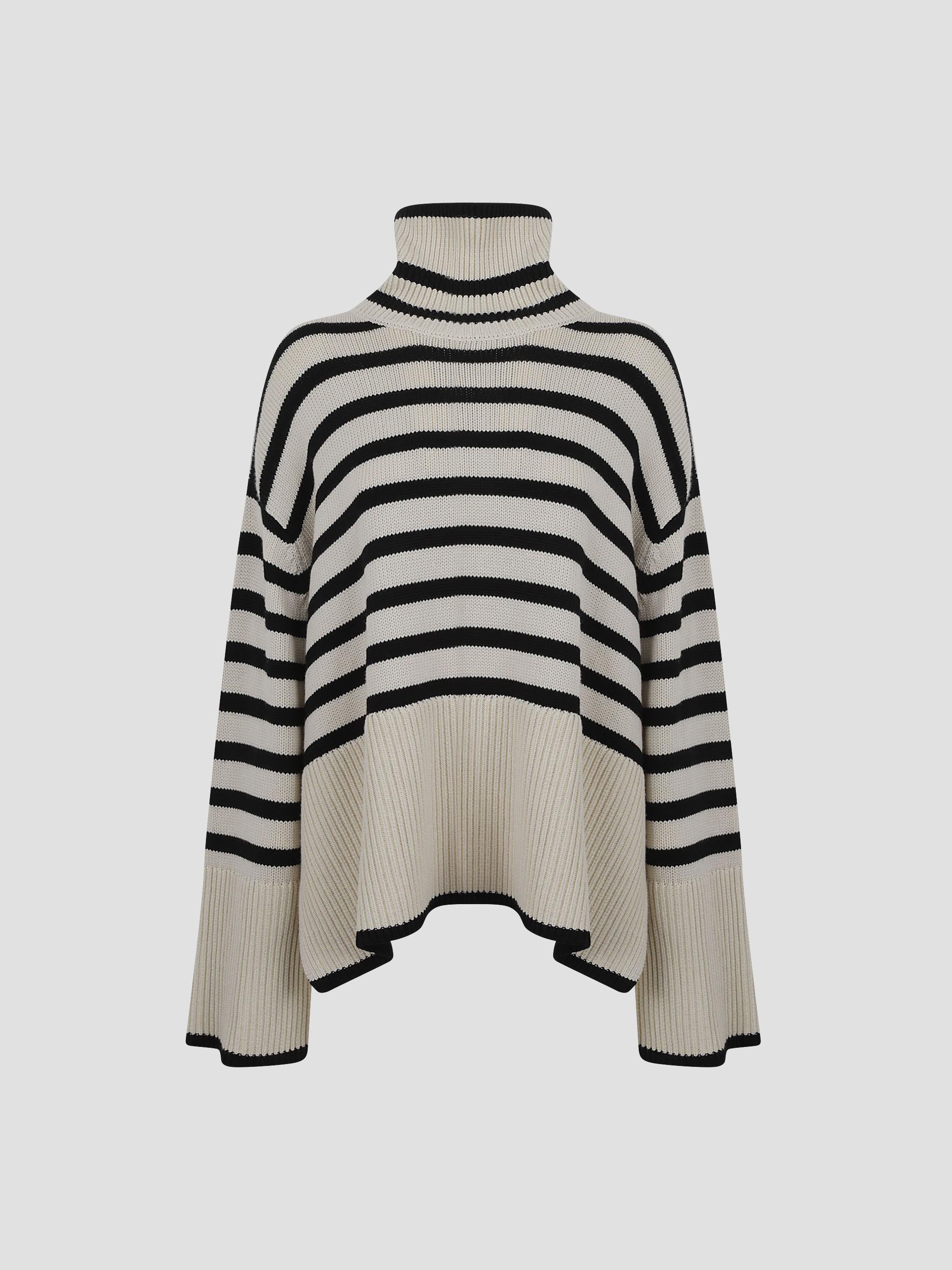 Signature Stripe Turtleneck
