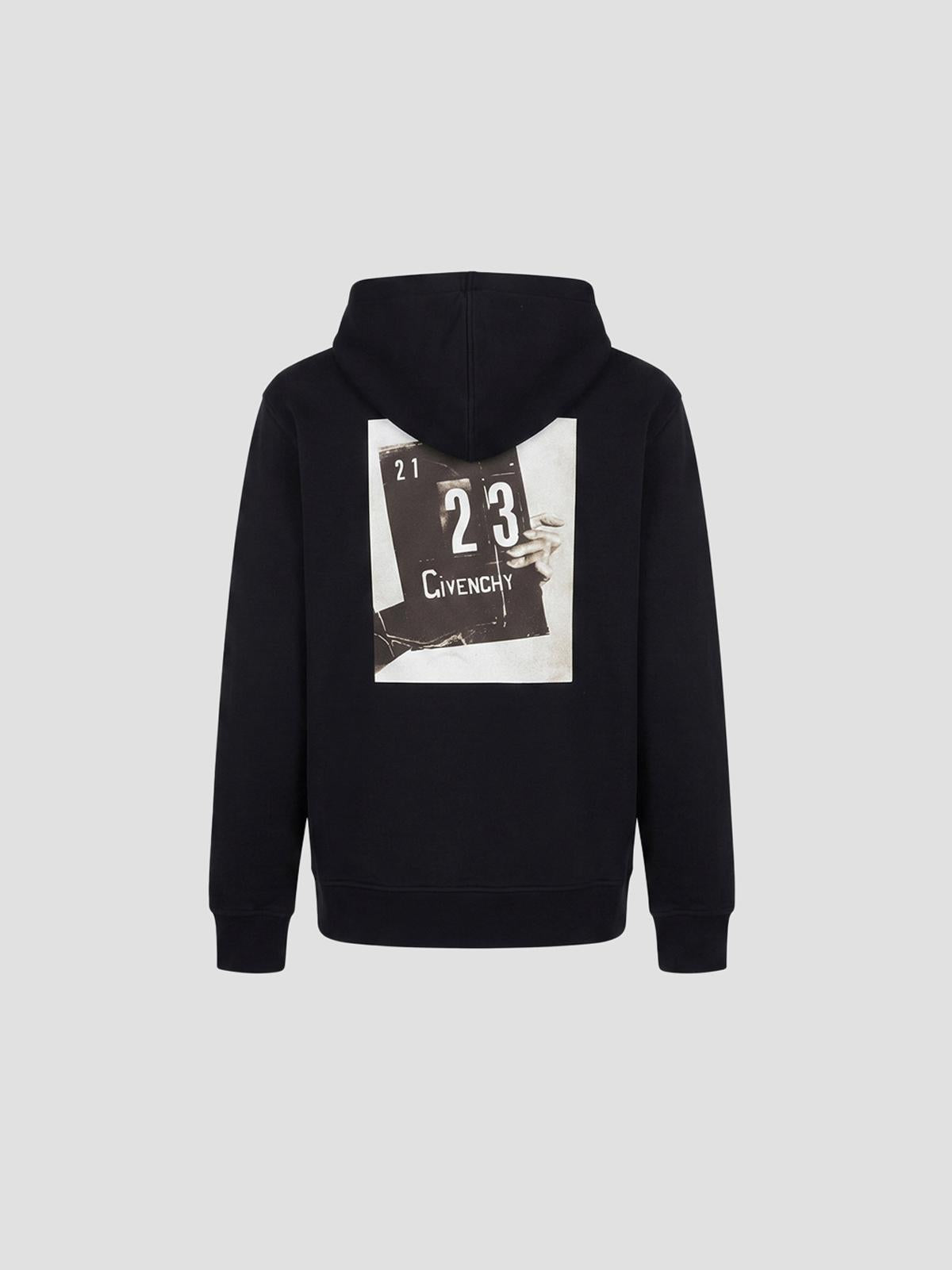 Hooded Sweatshirt With Clapperboard Print