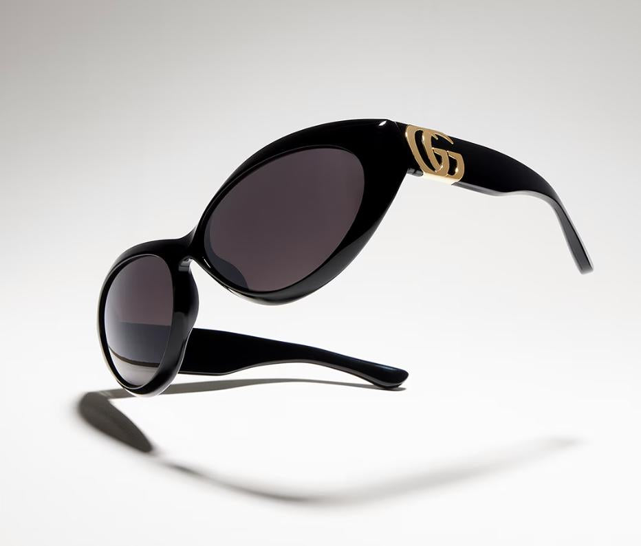 Gg Cat-Eye Acetate Sunglasses