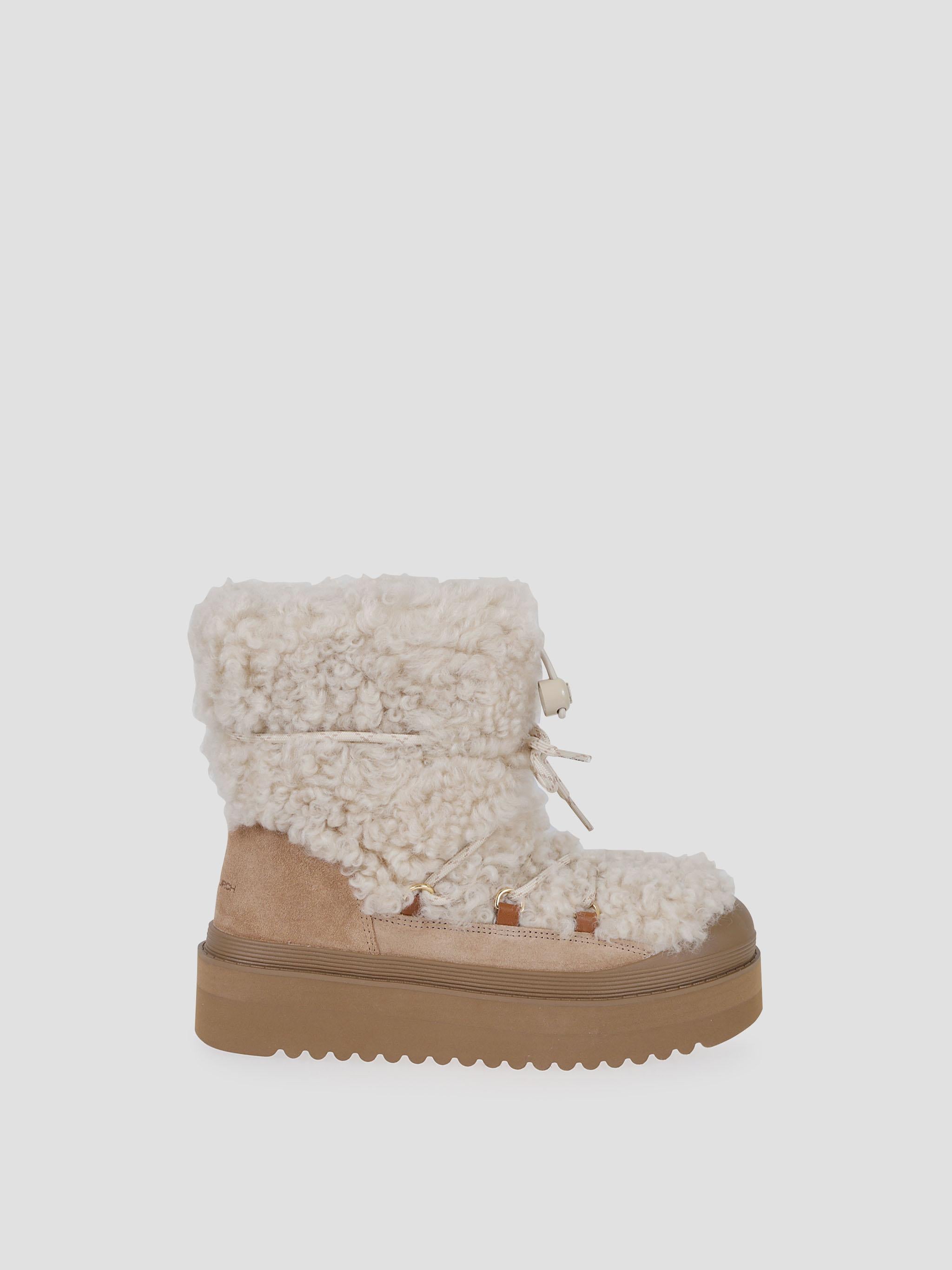 Mellow Shearling Lace Up Boot