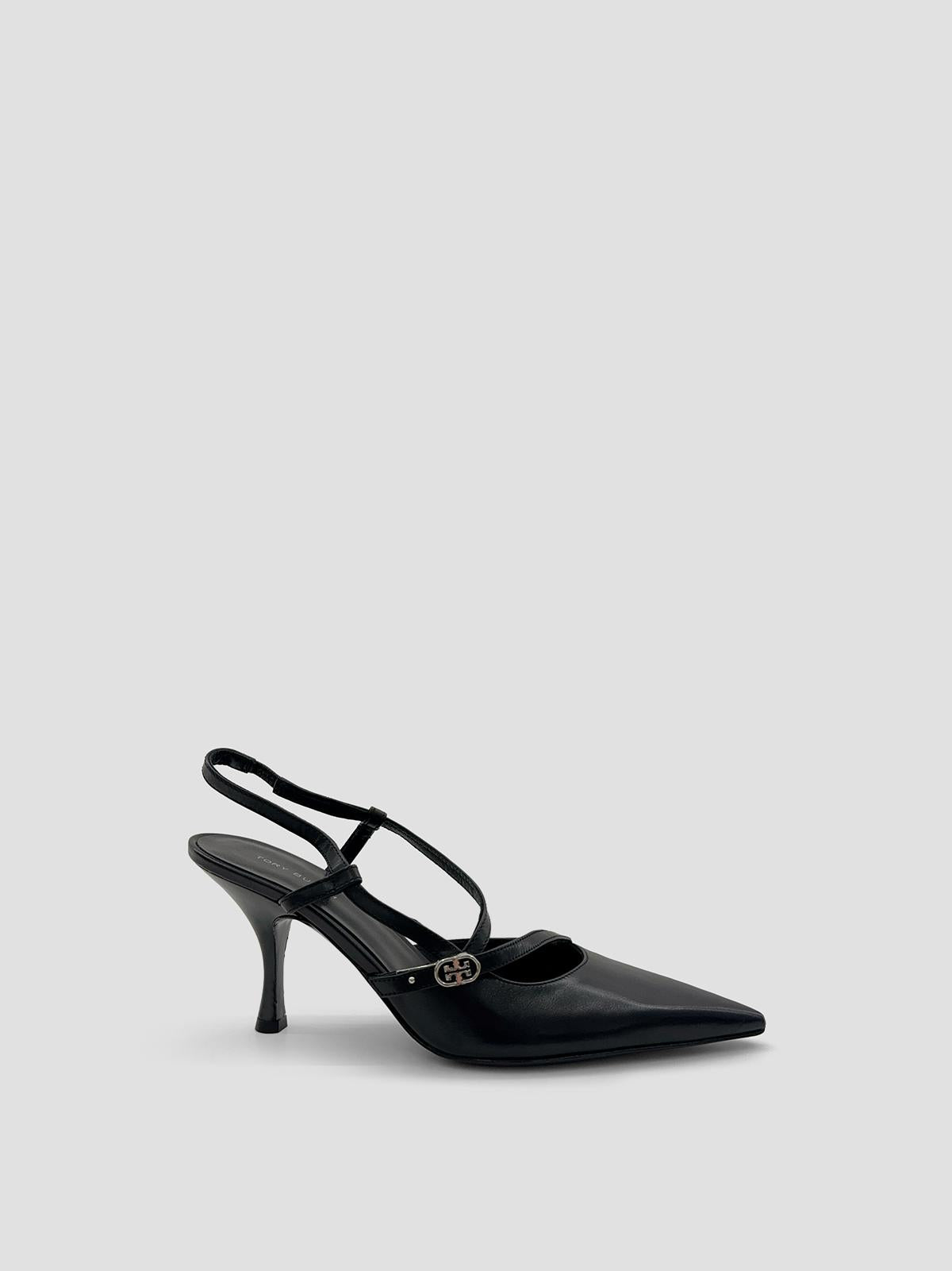 Double T Buckle Strap Pump 75Mm