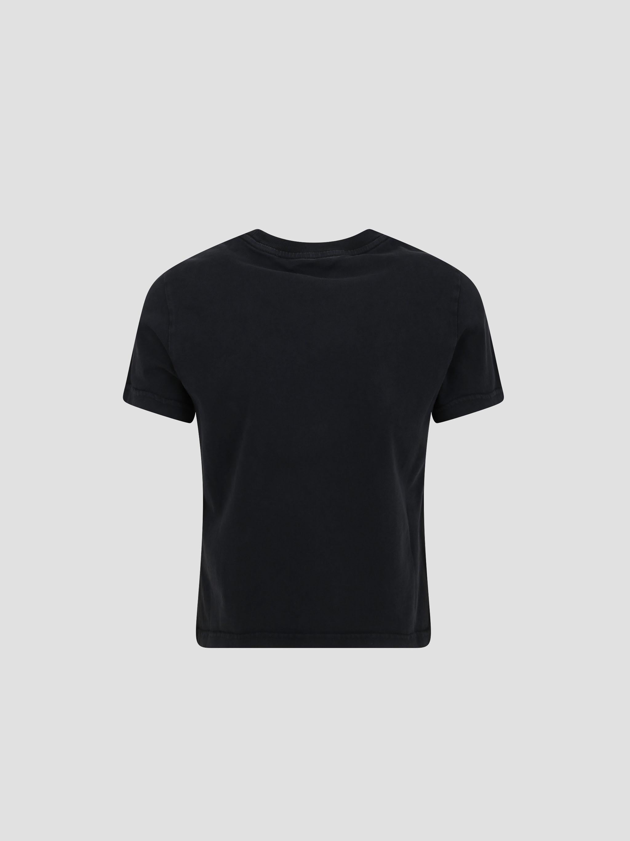 Shrunken Tee W/ Emboss Graphic
